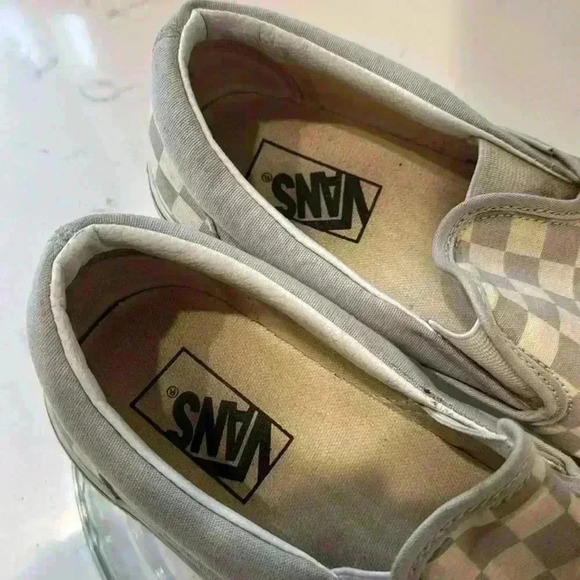 Vans Slip on Gray White Checker - Picture 5 of 11